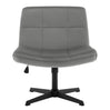 BukkitBow bureaustoel met hoogteverstelbare functie, brede zitting en bekleding in fluweel of corduroy, comfortabel en stijlvol.
