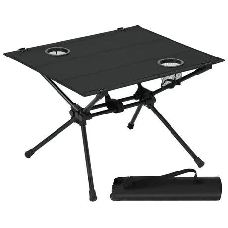 BukkitBow campingtafel set met opberghoes, lichtgewicht en opvouwbaar, gemaakt van metaal en Oxford-stof, geschikt voor kampeergebruik