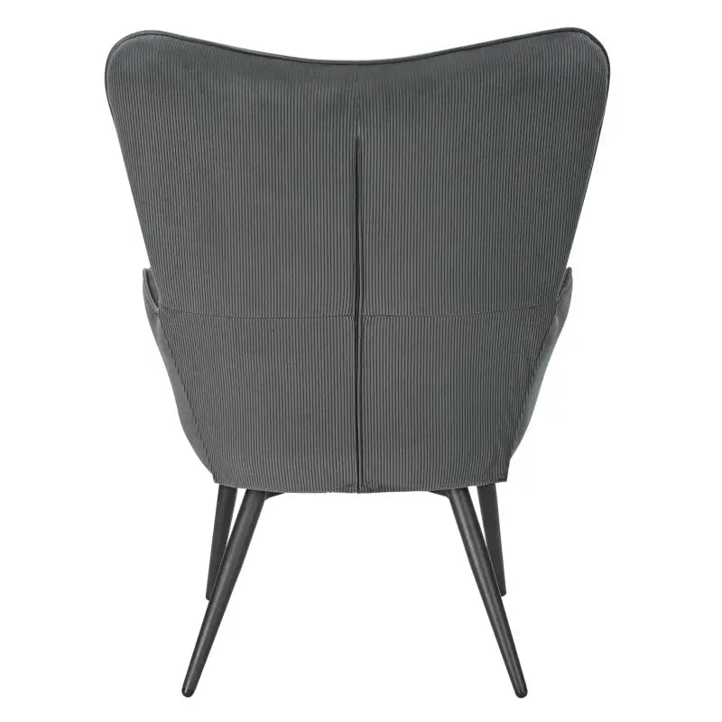 BukkitBow comfortabele fauteuil met kruk, stevige en duurzame zitmeubel in moderne stijl met afmetingen 98x43x59 cm.