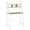 BukkitBow compact bureau met bovenplanken voor opslagruimte, afmetingen 84x46x140 cm, inclusief werkblad en opbergmogelijkheden