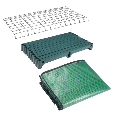 BukkitBow compacte foliekas met 4 niveaus, UV-bestendig en windvast voor tuinplantbescherming