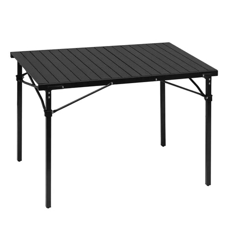 BukkitBow draagbare campingtafel met 60kg draagvermogen, lichtgewicht van 5,2kg, opvouwbaar met draagtas, 104x69x70cm.