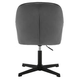 BukkitBow draaibare bureaustoel met velvet fluweel bekleding en metalen onderstel, ergonomisch ontworpen voor comfort.