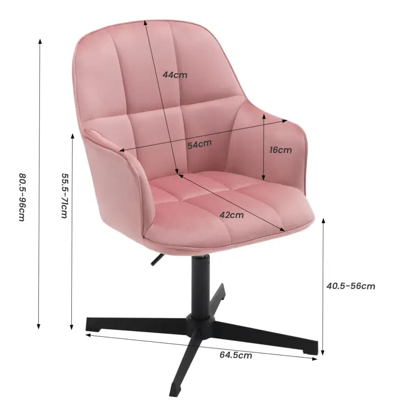BukkitBow draaibare ergonomische bureaustoel met velvet fluweel en metalen onderstel, comfortabel en stijlvol voor kantoorgebruik.