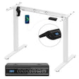 Elektrisch verstelbaar bureau-onderstel van BukkitBow, 72-120 cm, met 4 geheugenstanden en USB-poort, voor flexibel werkplezier.