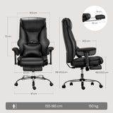 BukkitBow - Ergonomische Bureaustoel - Directeursstoel - Kunstleer - In Hoogte Verstelbaar