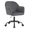 BukkitBow ergonomische bureaustoel met fluwelen bekleding en in hoogte verstelbaar, comfortabele zithouding en modern design