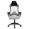 BukkitBow ergonomische bureaustoel met mesh bekleding, wipfunctie en hoofdkussen voor comfort en ondersteuning.