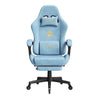 BukkitBow ergonomische gamingstoel van microvezel met voetsteun, geschikt als bureaustoel voor comfortabel werken en gamen.