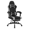 BukkitBow gamestoel met ergonomisch ontwerp, massagefunctie, voetsteun en mesh-stof voor comfortabel gamen.