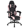 BukkitBow ergonomische gamestoel met massagefunctie, mesh-stof, verstelbare voetensteun en rugleuning voor comfortabel gamen.