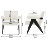 BukkitBow fauteuil van corduroy met rubberwood poten, modern middeleeuwse stijl en comfortabel ontwerp.