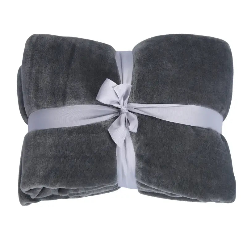 BukkitBow flanellen deken, 260 GSM, zacht en warm, in verschillende maten en kleuren, voor comfortabele warmte.