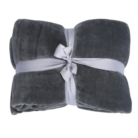 BukkitBow flanellen deken, 260 GSM, zacht en warm, in verschillende maten en kleuren, voor comfortabele warmte.