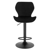 BukkitBow fluwelen barkruk, verstelbaar en draaibaar, comfortabele en stijlvolle zithoogte van 60-82 cm, modern design.