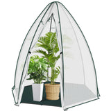 Grote BukkitBow foliekas met grondzeil, polytunnel van 160x160x180cm, geschikt voor tuinbouw en bescherming van planten