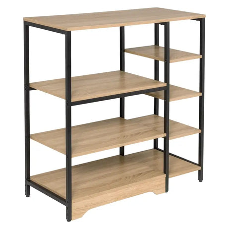 BukkitBow industriële keukentrolley van milieuvriendelijk materiaal met grote capaciteit, multifunctioneel en 90x40x95cm.