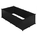 BukkitBow kleine dierenren voor hamsters, cavia's en konijnen, licht verduisterd, inclusief 12 platen van 35x45cm, 145x75x46cm