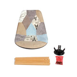 Linnen eetkamerstoel van BukkitBow met massief houten poten en ergonomisch zitcomfort, zithoogte 42 cm.