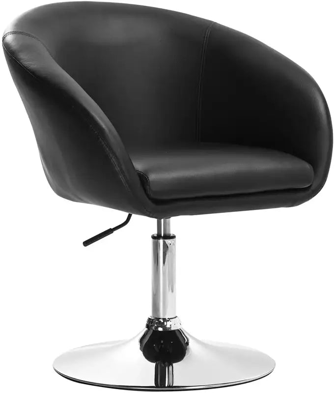 Luxe BukkitBow barkruk met kunstleer, linnen of fluweel, verstelbaar, ergonomisch ontwerp en verchroomd staal, zithoogte 44-57 cm.