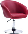 Luxe BukkitBow barkruk in kunstleer, linnen of fluweel met verchroomd staal, verstelbaar en ergonomisch, zithoogte 44-57 cm