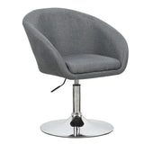 Luxe BukkitBow barkruk of relaxstoel met kunstleer, linnen of fluweel, verstelbaar, ergonomisch en met verchroomd staal.