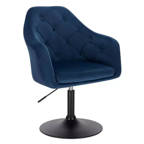 Luxe BukkitBow barkruk met kunstleer of fluweel, verstelbaar en draaibaar, verchroomd staal, zithoogte 46,5-62,5 cm.