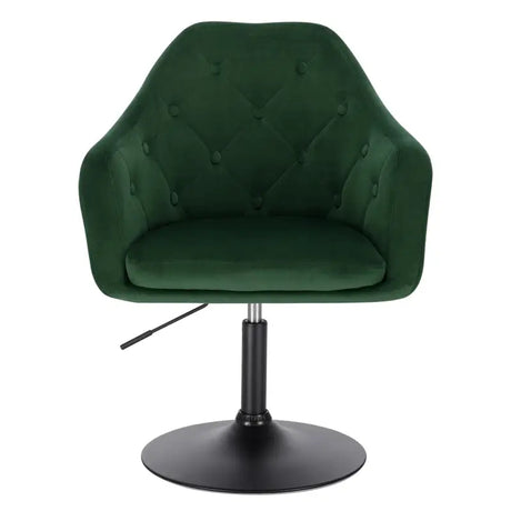 Luxe BukkitBow barkruk met kunstleer en fluweel, verstelbaar, draaibaar, verchroomd staal, zithoogte 46,5-62,5 cm.