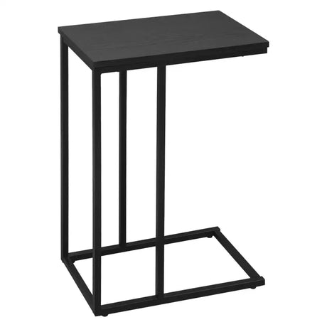 Luxe BukkitBow bijzettafel met metalen frame en oppervlak geschikt voor laptop, hoogte 63 cm, elegante en praktische tafel.