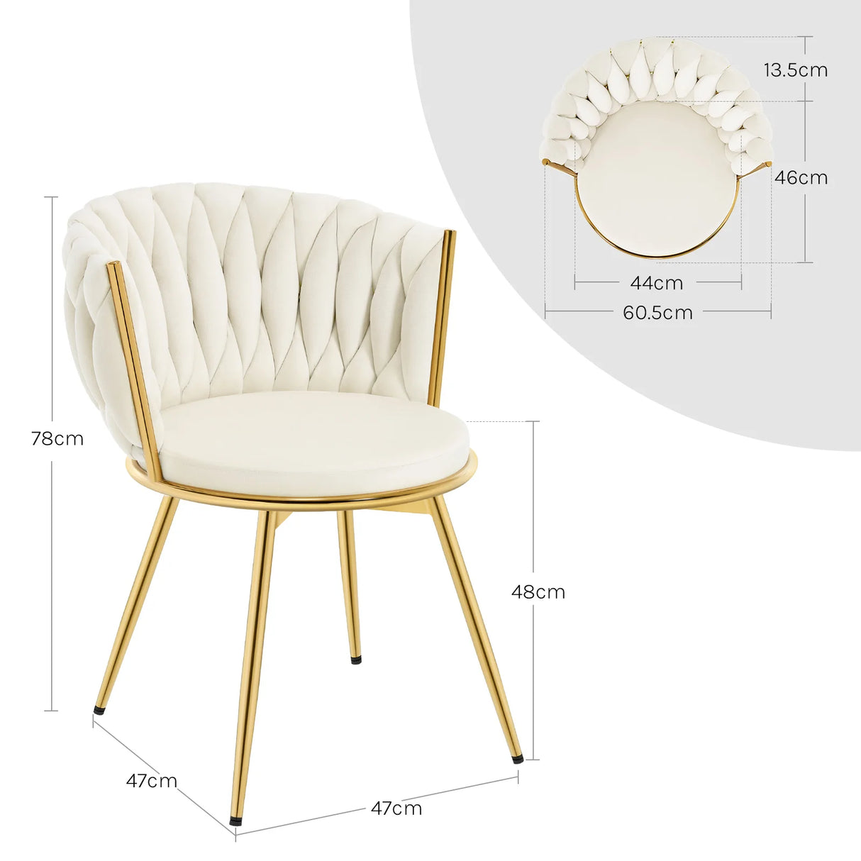 Twee luxe draaibare velvet eetkamerstoelen van BukkitBow, modern design, met zachte bekleding en metalen poten.