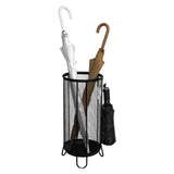 Luxe paraplubak van BukkitBow met wateropvangbak, vier ophanghaken en draadrooster voor een nette entree.