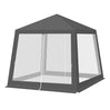 Luxe BukkitBow partytent 3x3m met muggennet en UV-bescherming, geschikt voor buitenfeestjes en evenementen.