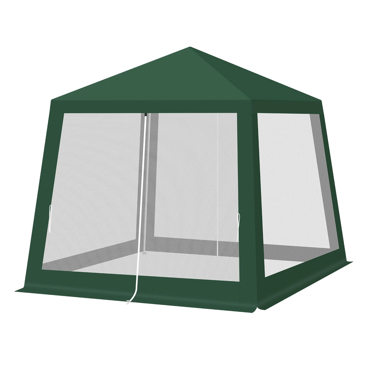 Luxe BukkitBow partytent 3x3m met muggennet en UV-bescherming, ideaal voor buitenfeestjes en evenementen.