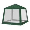 Luxe BukkitBow partytent 3x3m met muggennet en UV-bescherming, ideaal voor buitenfeestjes en evenementen.
