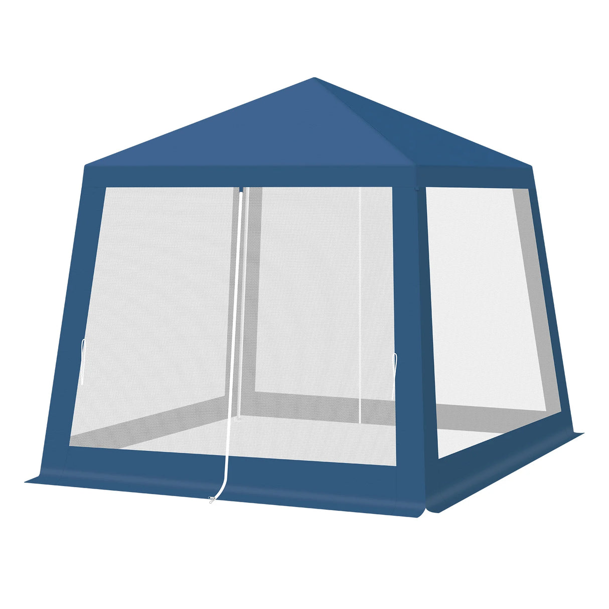 Luxe BukkitBow partytent 3x3m met muggennet en UV-bescherming, ideaal voor buitenfeest of evenement.