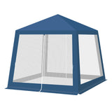 Luxe BukkitBow partytent 3x3m met muggennet en UV-bescherming, ideaal voor buitenfeest of evenement.