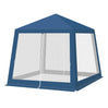 Luxe BukkitBow partytent 3x3m met muggennet en UV-bescherming, ideaal voor buitenfeest of evenement.