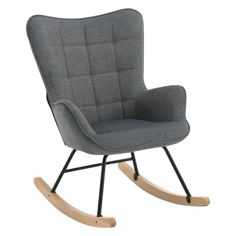 Luxe BukkitBow relaxstoel met moderne wing-vorm, zachte ribfluwelen bekleding, metalen poten en een zithoogte van 46 cm.