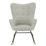 Luxe BukkitBow relaxstoel met moderne wingvorm, zachte ribfluwelen bekleding en stevige metalen poten, zithoogte 46 cm.