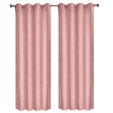 Luxe fluwelen verduisteringsgordijn van BukkitBow, dubbel geweven, 140cm breed, in verschillende lengtes, hangend voor raam.