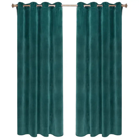 Luxe fluweel verduisteringsgordijn van BukkitBow, dubbel geweven, 140cm breed, in verschillende lengtes, met rijke textuur.