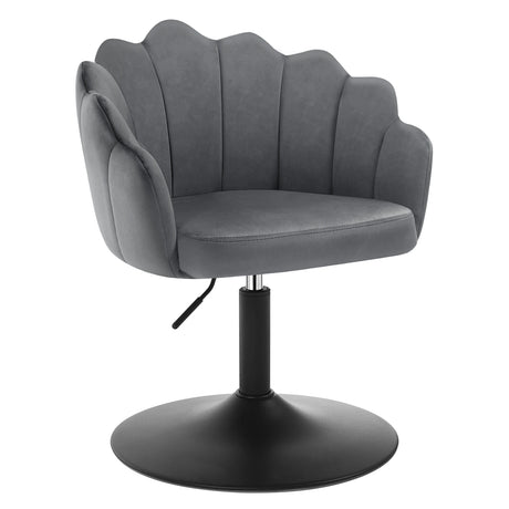 BukkitBow make-up stoel met bloemvormig design, hoogte verstelbare barkruk voor comfortabele zitervaring