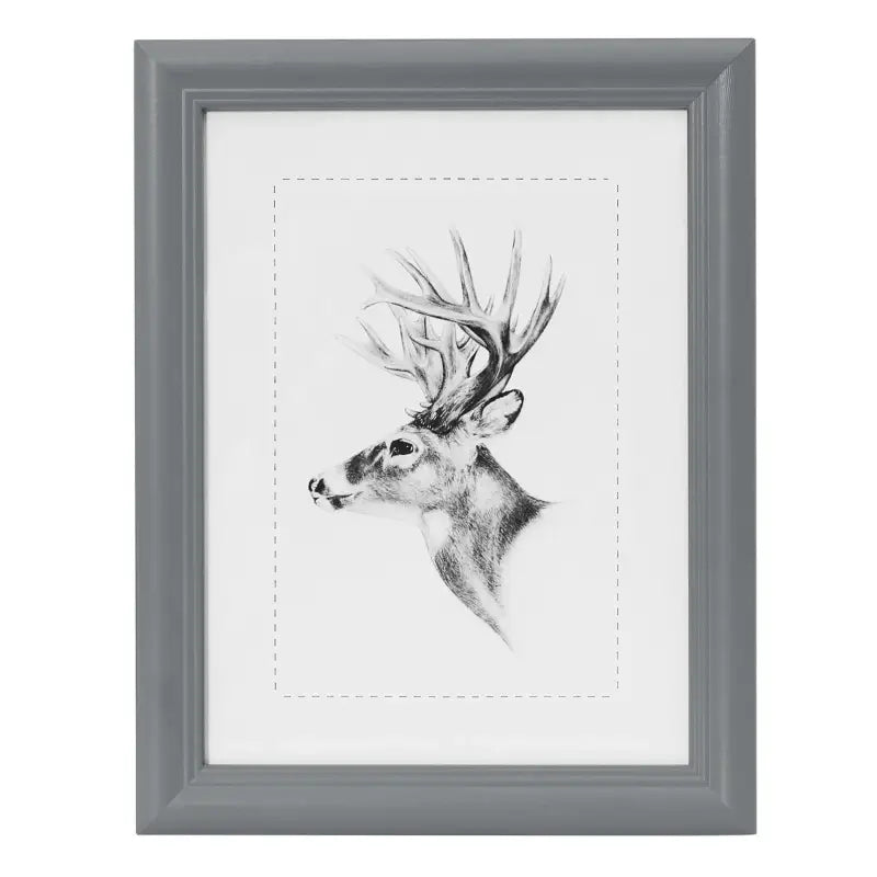 Massieve houten fotolijst van BukkitBow met glasbescherming, modern design en diverse maten, geschikt voor foto's en kunstwerken.