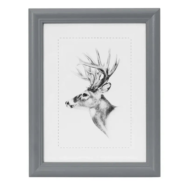 Massieve houten fotolijst van BukkitBow met glasbescherming, modern design en diverse maten, geschikt voor foto's en kunstwerken.