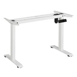 Verstelbaar BukkitBow metalen frame voor zit-sta bureau met 2 motoren, anti-botsing, geheugensloten en hoogteverstelling.