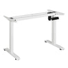 Verstelbaar BukkitBow metalen frame voor zit-sta bureau met 2 motoren, anti-botsing, geheugensloten en hoogteverstelling.