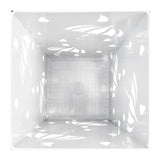 BukkitBow metalen paraplustandaard met regenwaterontwerp, roestvrij en duurzaam, multifunctioneel gebruik, afmetingen 20x20x49cm.