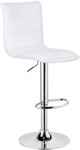 BukkitBow moderne barkruk met synthetisch leer of fluweel, verstelbaar en draaibaar, ergonomisch design, zithoogte 59-79 cm.