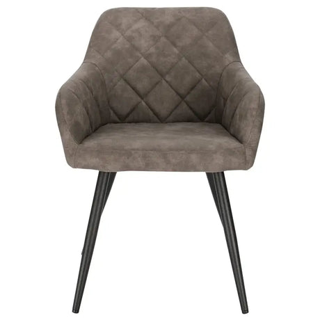 Moderne BukkitBow eetkamerstoel van stof en fluweel, ergonomisch, comfortabel en stevig met een zithoogte van 47 cm.