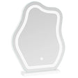 Moderne BukkitBow make-up spiegel in wolkvorm met LED-verlichting, perfect voor gedetailleerd make-up aanbrengen